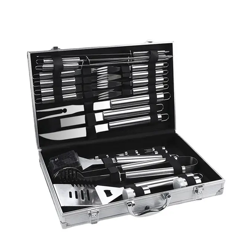 BBQ TOOS SET METAL CASE