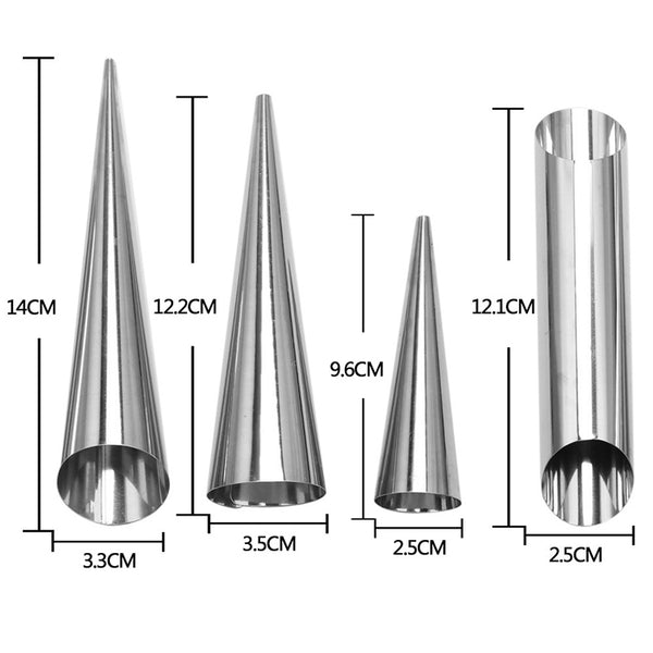 CROISSANT SPIRAL CONICAL SS MOLD