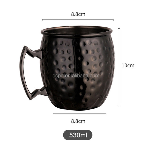 BLACK HAMMERED MOSCOW MULE CUP 530 ML