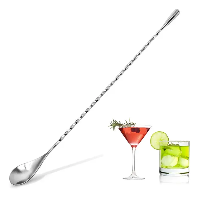 SWIZZLE STICK COCKTAIL BAR SPOON 30 CM