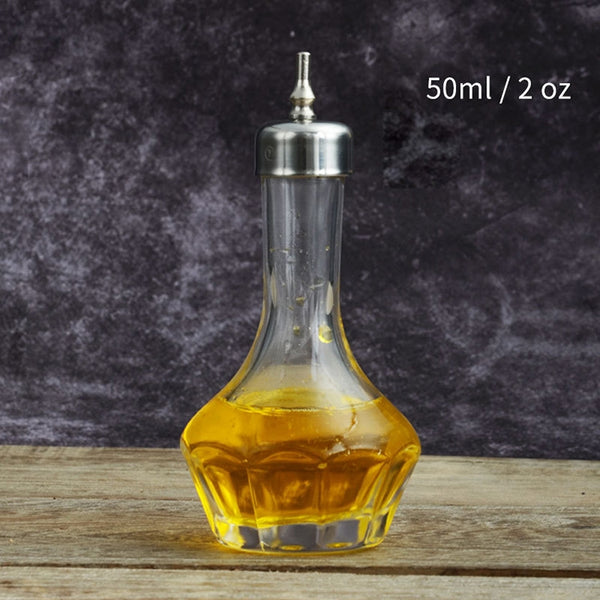 GLASS BITTERS COCKTAIL DROPPER BOTTLE 50 ML