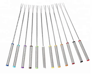 6 FONDUE 24 CM STAINLESS STEEL FORKS