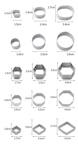 24 PCS COOKIE CUTTERS SET