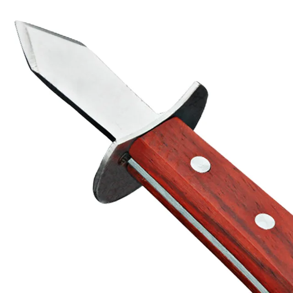 OYSTER KNIFE WOODEN HANDLE