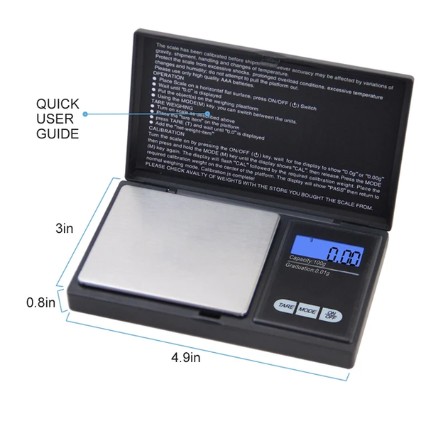 PRECISION SCALE  500G/0.01G