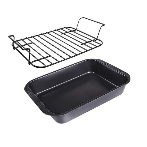 OVEN TRAY WITH RACK 37x27 CM