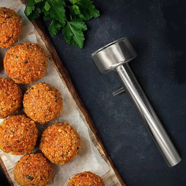 FALAFEL SCOOP STAINLESS STEEL SMALL POPRTION 13.5CM * 4.1CM