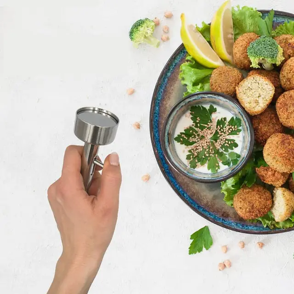 FALAFEL SCOOP STAINLESS STEEL SMALL POPRTION 13.5CM * 4.1CM