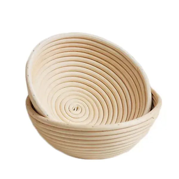 RATTAN BREAD PROOFING BASKET ROUND