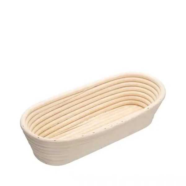 RATTAN BREAD PROOFING BASKET OVAL 30x14 CM