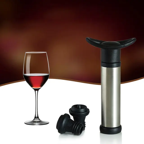 WINE SAVER VACUUM
PUMP PRESERVER + 6 PLUGS