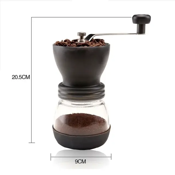 COFFEE BEAN GRINDERS +
CLEAR GLASS JARS