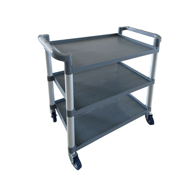 THREE-LAYERS TROLLEY PLASTIC BOARD (ROUND PIPE)