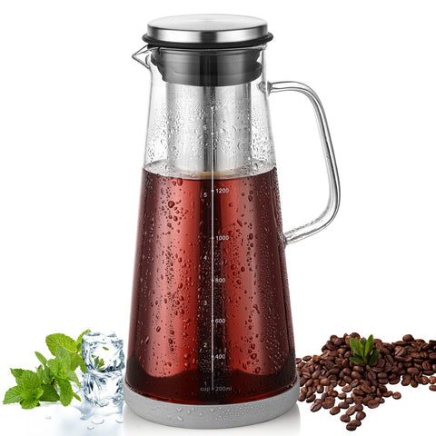 COLD BREW COFFEE MAKER - ICED COFFEE MAKER AND TEA INFUSER