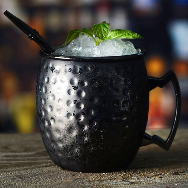 BLACK HAMMERED MOSCOW MULE CUP 530 ML