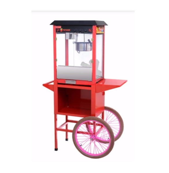 ELECTRIC POPCORN MACHINE WITH CART