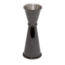 BLACK PLATED STAINLESS STEEL 30/60 ML JIGGER