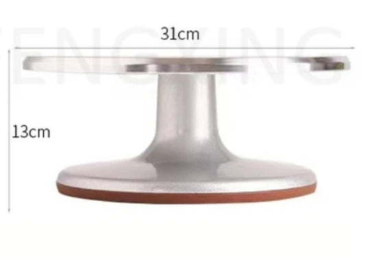 CAKE TURNTABLE ALUMINIUM ALLOY 31 CM