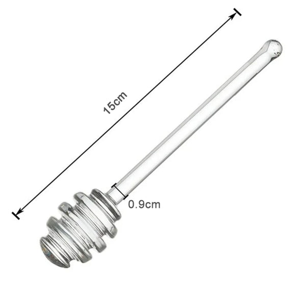 GLASS HONEY DIPPER
STICK 15 CM