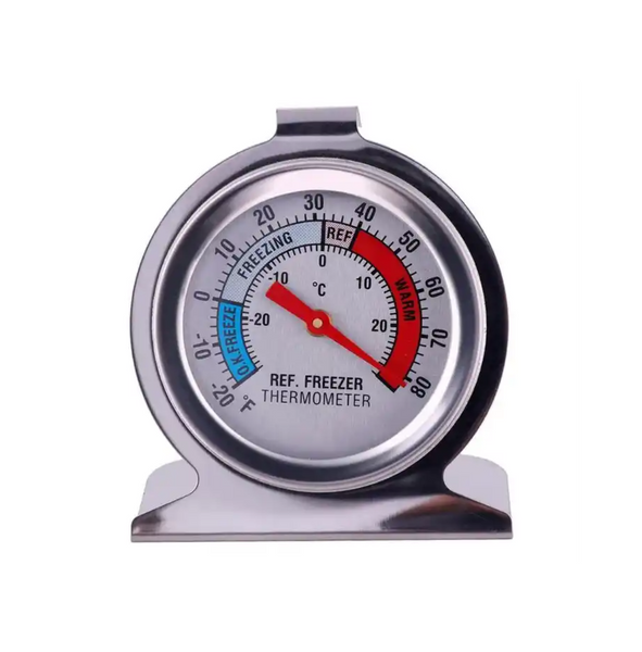 FRIDGE ANALOG STAINLESS STEEL THERMOMETER