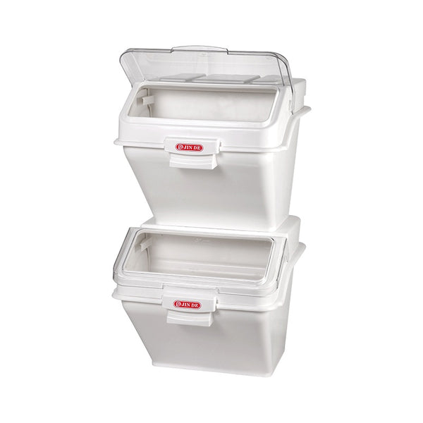 SHELF INGREDIENT BIN, WHITE