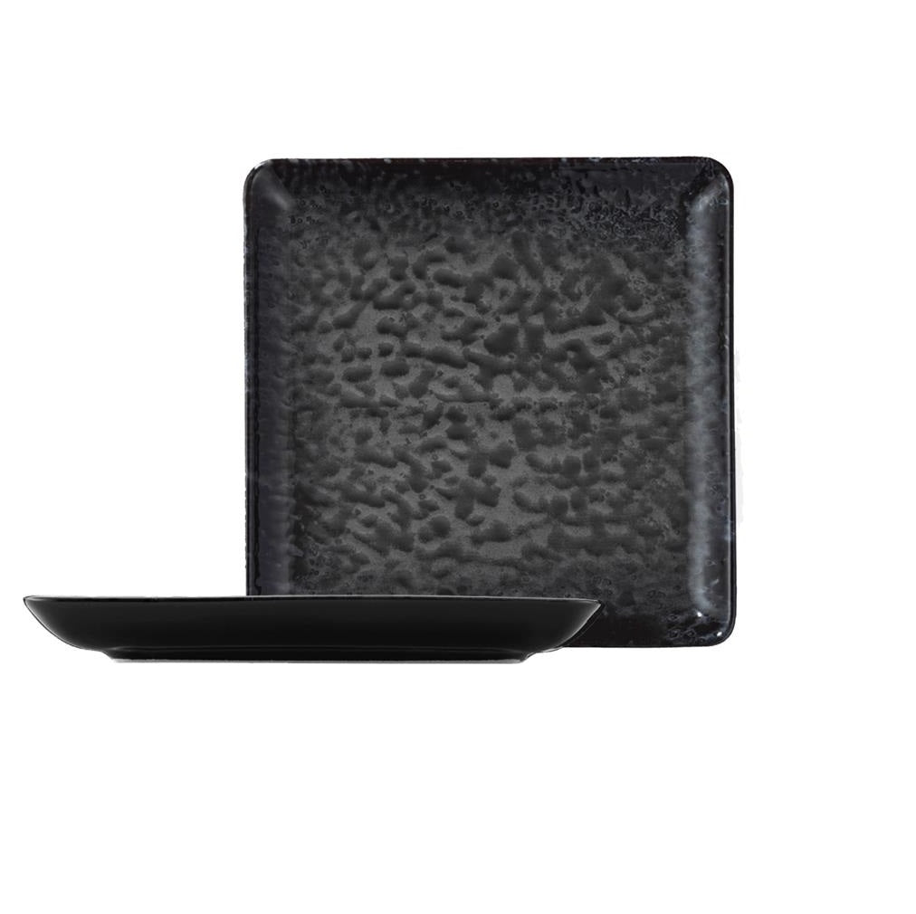 SQUARE FLAT PLATE 25 CM