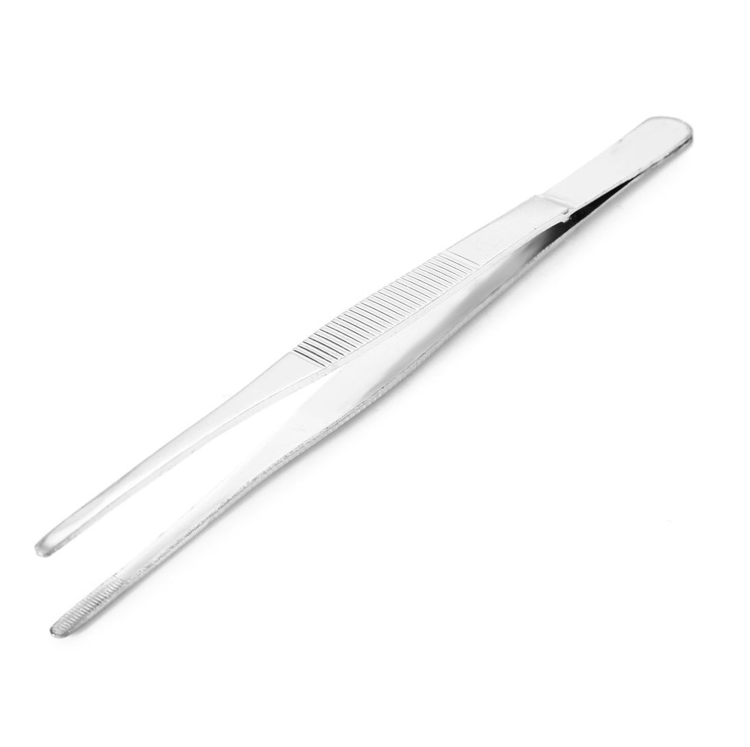 ROUND TIP STAINLESS TWEEZERS 20 CM