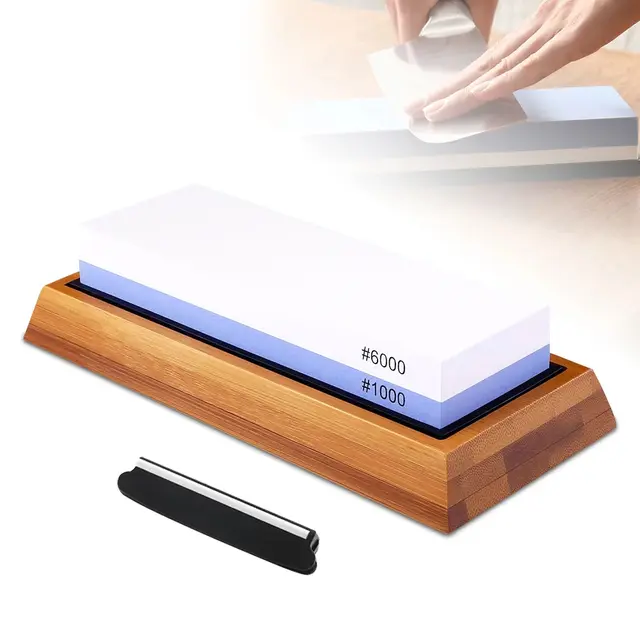 KNIFE BLADE SHARPENING STONE NAVY BLUE