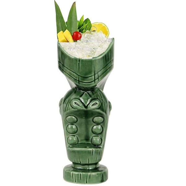 Ceramic Large Mouth Tiki Mug 650ml