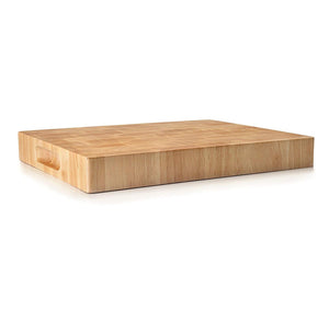 RUBBER WOOD CUTTING BOARD 33X25X4 CM