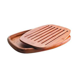 OVAL BREAD CUTTING BOARD BAMBU 40X27X3CM