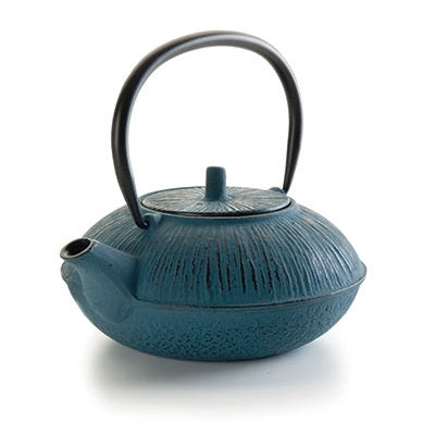 CAST IRON BLUE TEA POT 1,1 L