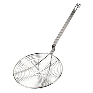 WIRE SKIMMER.BOWL NICKEL PLATED,SPIRAL WIRE