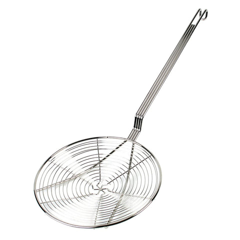 WIRE SKIMMER.BOWL NICKEL PLATED,SPIRAL WIRE