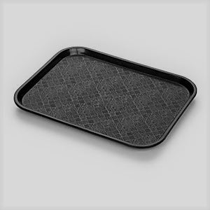 SERVICE TRAY BLACK 35X45 CM