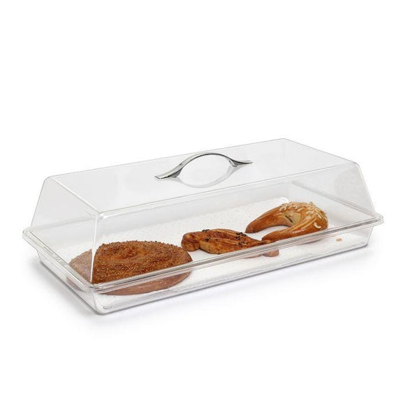 POLYC CAKE COVER AND TRAY RECTANGULAR