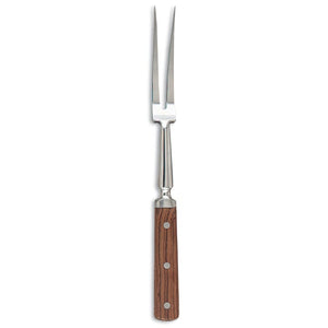 FORGED COOK FORKS.14 KITCHEN FORK WITH HARDWOOD