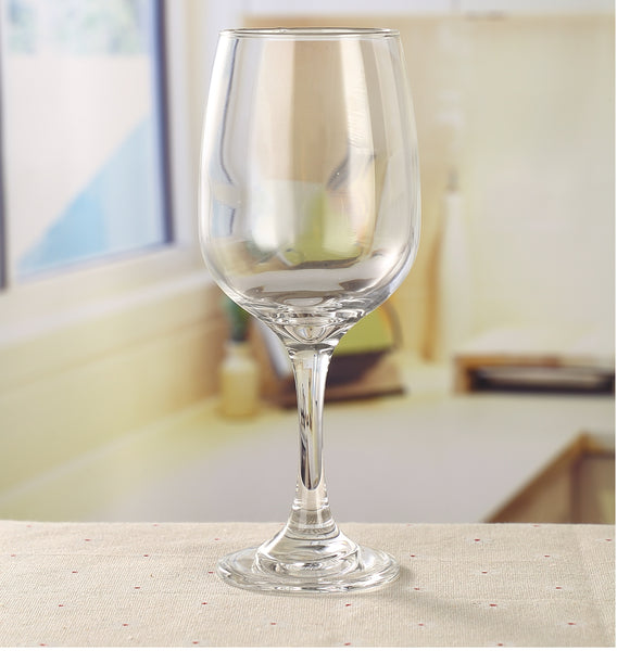 THICK TOUGHENED  WINE GLASS