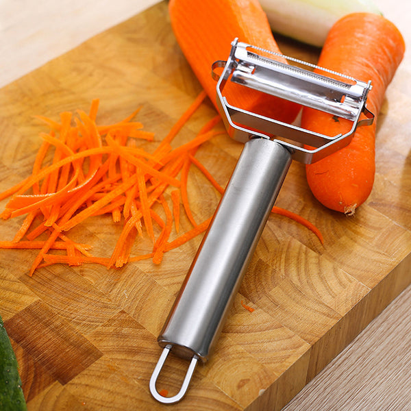 DOUBLE SIDED PEELER STAINLESS STEEL