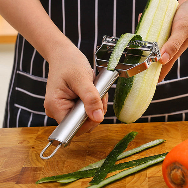 DOUBLE SIDED PEELER STAINLESS STEEL