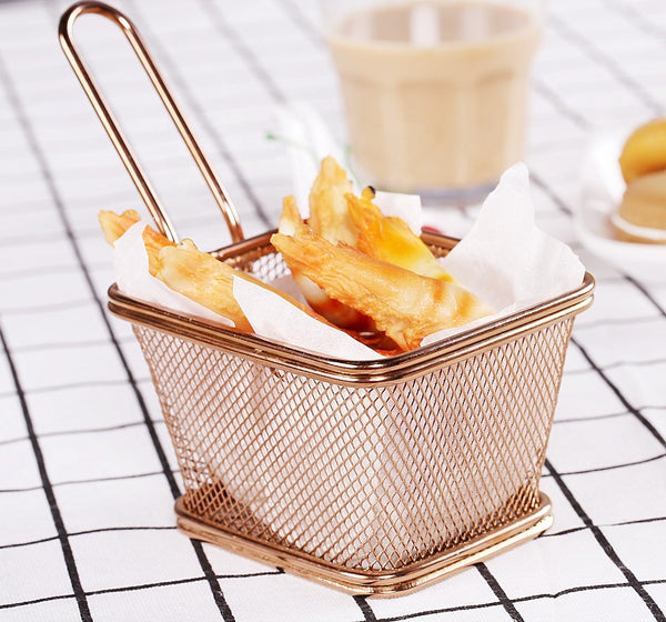 Copper Fryer Basket