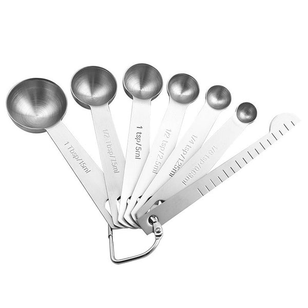 MEASURING SPOON AND CUP SET STAINLESS STEEL