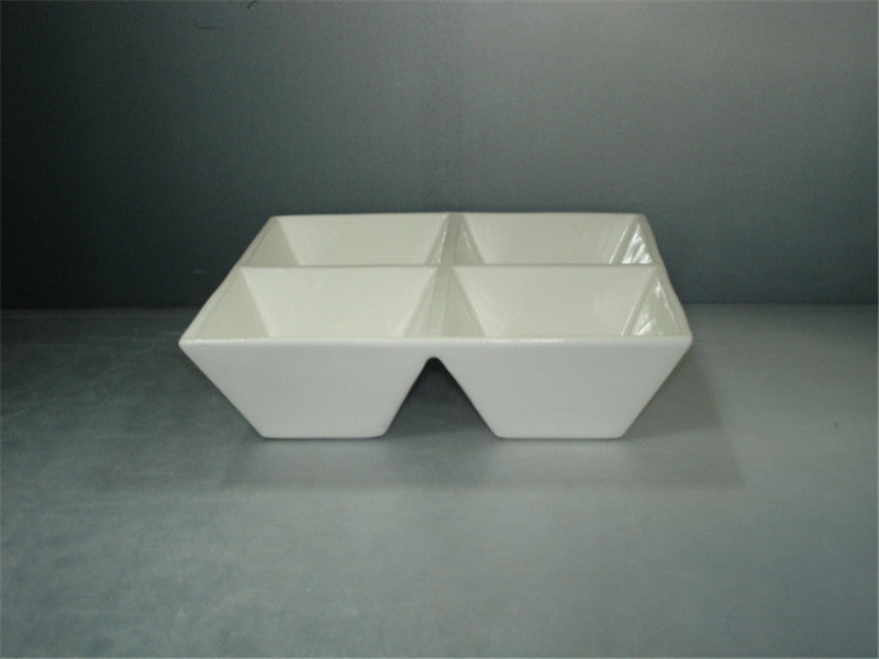 SQUARE DISH 4 COMPARTMENT