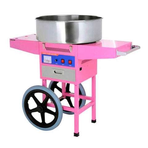 COTTON CANDY MACHINE WITH TROLLEY