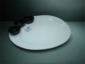 PLATE WITH 3 CUPS