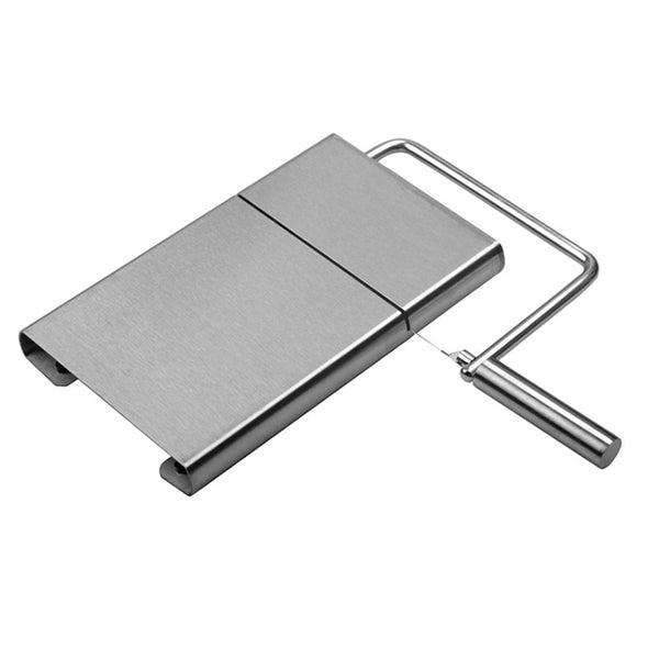 CHEESE WIRE CUTTER WITH STAINLESS STEEL BOARD