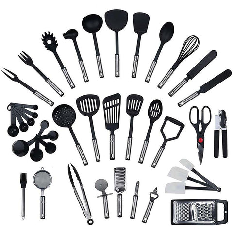 COOKING SET 40 PIECES STAINLESS STEEL