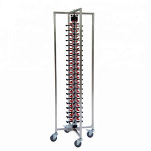 MOBILE PLATE RACK FOR 84 PLATES