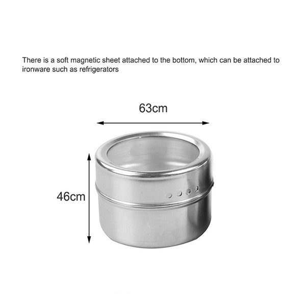 MAGNETIC SEASONING BOX STAINLESS STEEL