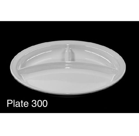 MELAMINE PLATE 3 SECTIONS 25 CM